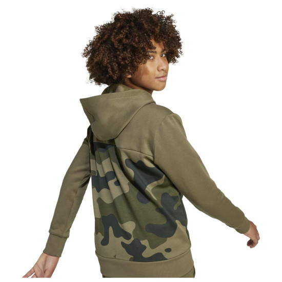 Adidas Παιδικό φούτερ Seasonal Essentials Camo Fleece Hoodie